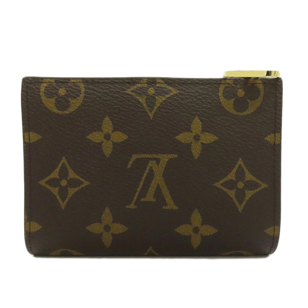 Louis Vuitton fold Monogram Portefeuille Wallet Bi Canvas Lisa Brown